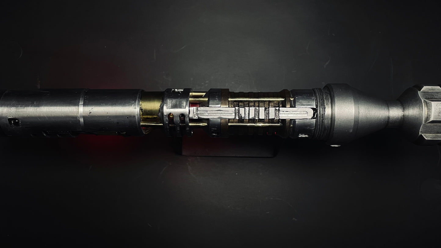 Tribeless Master Lightsaber (Dual Ruby Chassis)